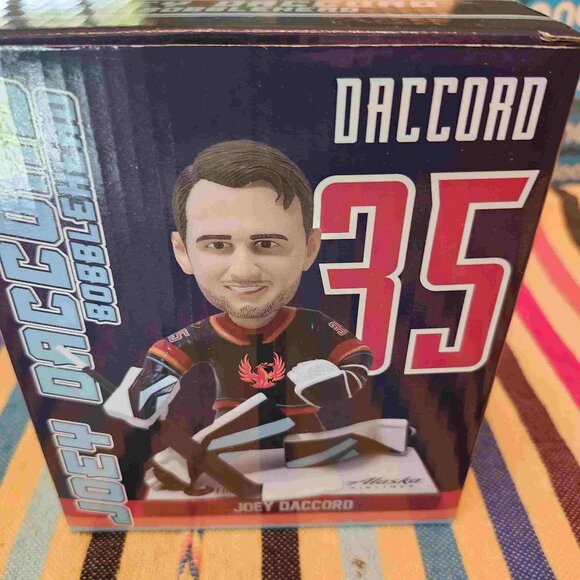 New in Box Bobblehead Joey Daccord Firebirds - Picture 1 of 6